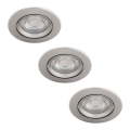 Philips - SET 3x Dimbare LED Inbouw Lamp LED/5W/230V 2700K