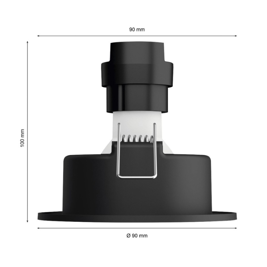 Philips - SET 3x Dimbare LED RGB Inbouw Lamp Hue CENTURA 1xGU10/5,7W/230V 2000-6500K