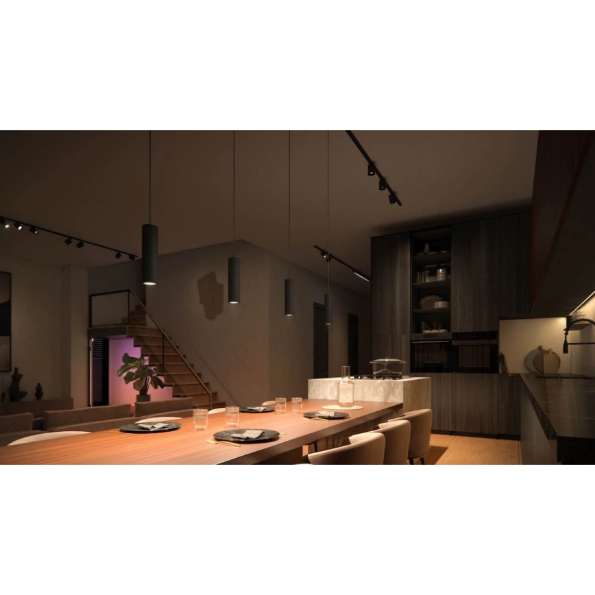 Philips - SET 3x Dimbare LED RGBW Hanglamp aan een koord voor een Rail Systeem Hue PERIFO LED/15,6W/230V 2000-6500K