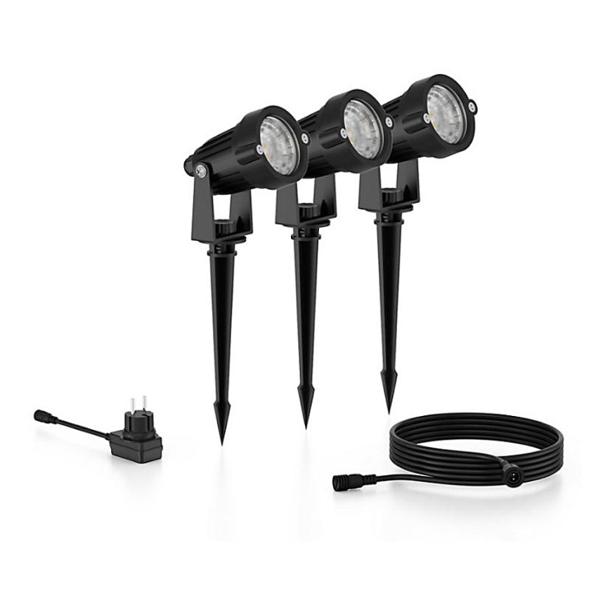 Philips - SET 3x LED Buitenspot CASPER LED/1,5W/24/230V IP44