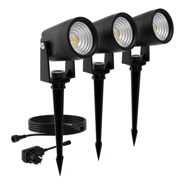 Philips - SET 3x LED Buitenverlichting GARDENLINK REUEL LED/1,5W/230V 2700K IP44