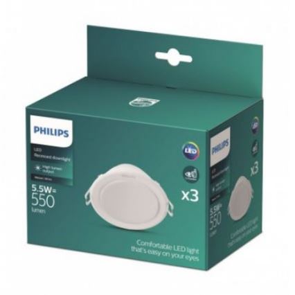 Philips - SET 3x LED Hang plafondverlichting LED/5,5W/230V