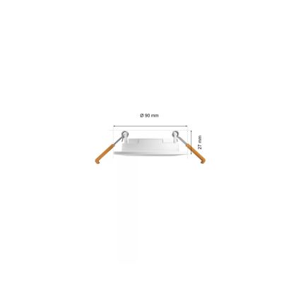 Philips - SET 3x LED RGBW Dimbare en hangende badkamer verlichting Hue SLIM LED/8,3W/230V IP44 2000-6500K