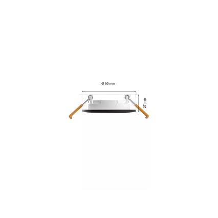 Philips - SET 3x LED RGBW Dimbare en hangende badkamer verlichting Hue SLIM LED/8,3W/230V IP44 2000-6500K