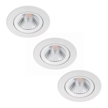 Philips - SET 3x Spot à intensité variable LED encastrable LED/5W/230V 2700K