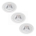 Philips - SET 3x Spot à intensité variable LED encastrable LED/5W/230V 2700K