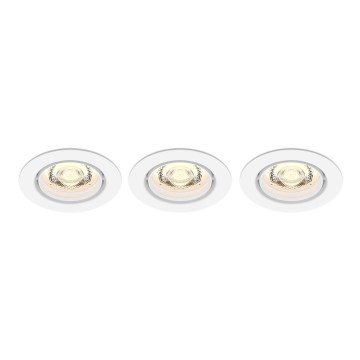 Philips -SET 3xLED Dimbare inbouwspot IMPALA Warm Glow LED/6W/230V
