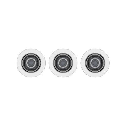 Philips -SET 3xLED Dimbare inbouwspot IMPALA Warm Glow LED/6W/230V