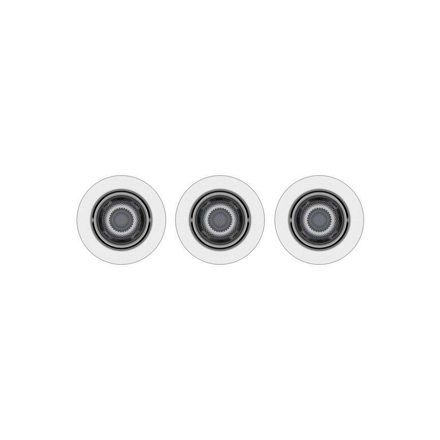Philips -SET 3xLED Dimbare inbouwspot IMPALA Warm Glow LED/6W/230V