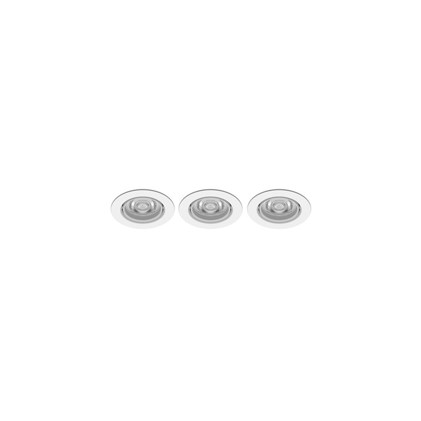 Philips -SET 3xLED Dimbare inbouwspot IMPALA Warm Glow LED/6W/230V