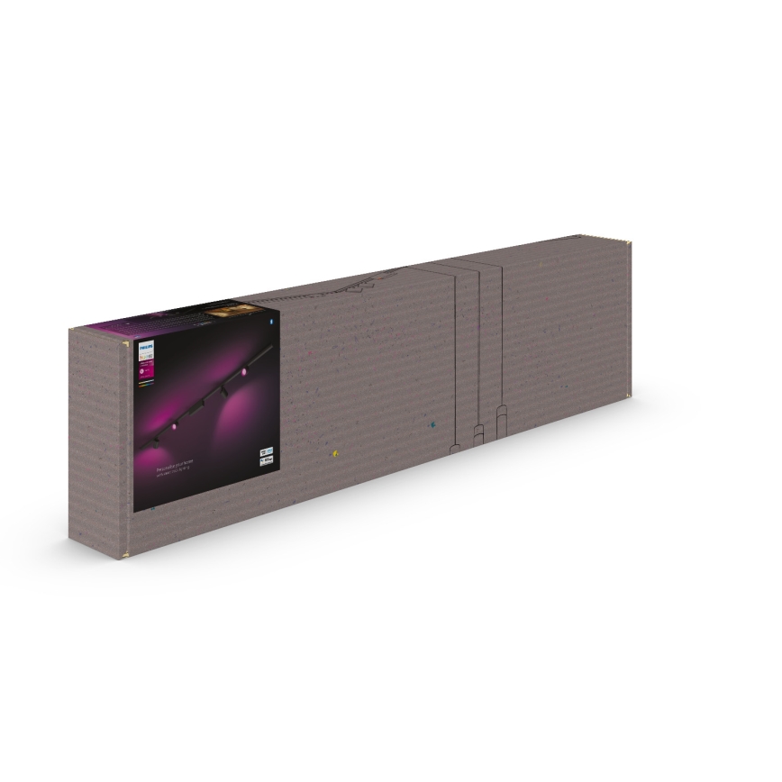 Philips  - SET 4xLED RGB Dimbare spot voor een rail systeem Hue PERIFO LED/20,8W/230V 2000-6500K