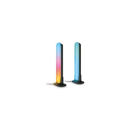 Philips - Set van 2 dimbare LED RGBIC-armaturen SMART GRADIENT LED/8W/230V 2700-6500K Wi-Fi
