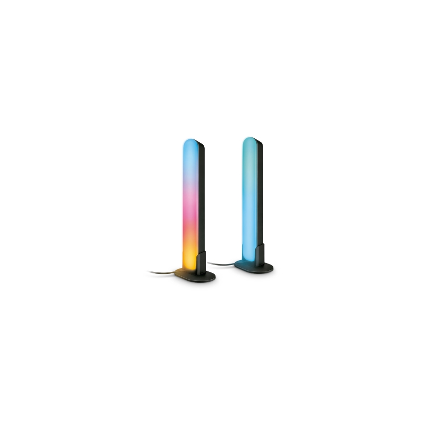 Philips - Set van 2 dimbare LED RGBIC-armaturen SMART GRADIENT LED/8W/230V 2700-6500K Wi-Fi