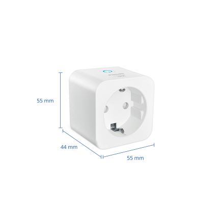 Philips - Set van 2 slimme SCHUKO-stopcontacten 2300 W Wi‑Fi