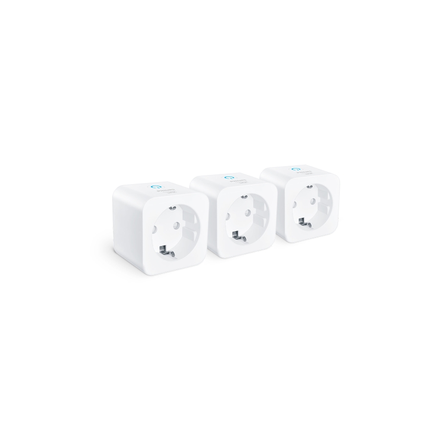 Philips - Set van 3 slimme SCHUKO-stekkers 2300 W, Wi-Fi
