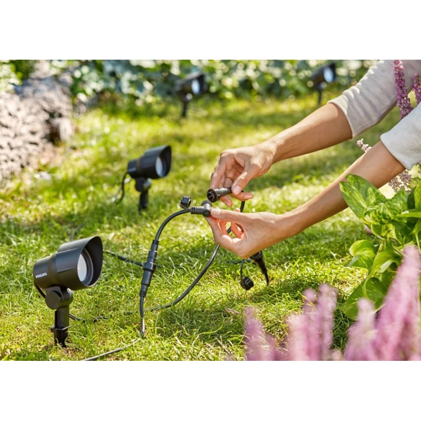 Philips - SET van 3x LED Buiten Inbouwspot LED/6W/230V 2700K IP44