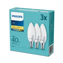 Philips - Set van 3x LED lampen E14 / 5,5W / 230V 2700K