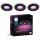Philips - SET van 3x LED RGBW dimbare inbouwspots voor badkamer Hue XAMENTO 1xGU10/4,2W/230V 2000-6500K IP44