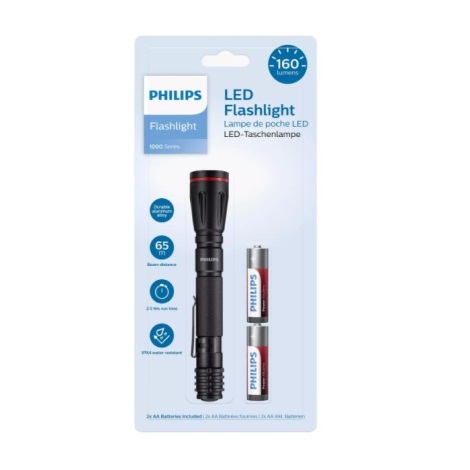 Philips SFL1001P/10 - Lampe torche LED 2xAA