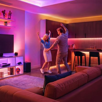 Philips - LED RGBIC dimbare strip SMART STRIP 3m LED/13W/230V 2700-6500K Wi-Fi