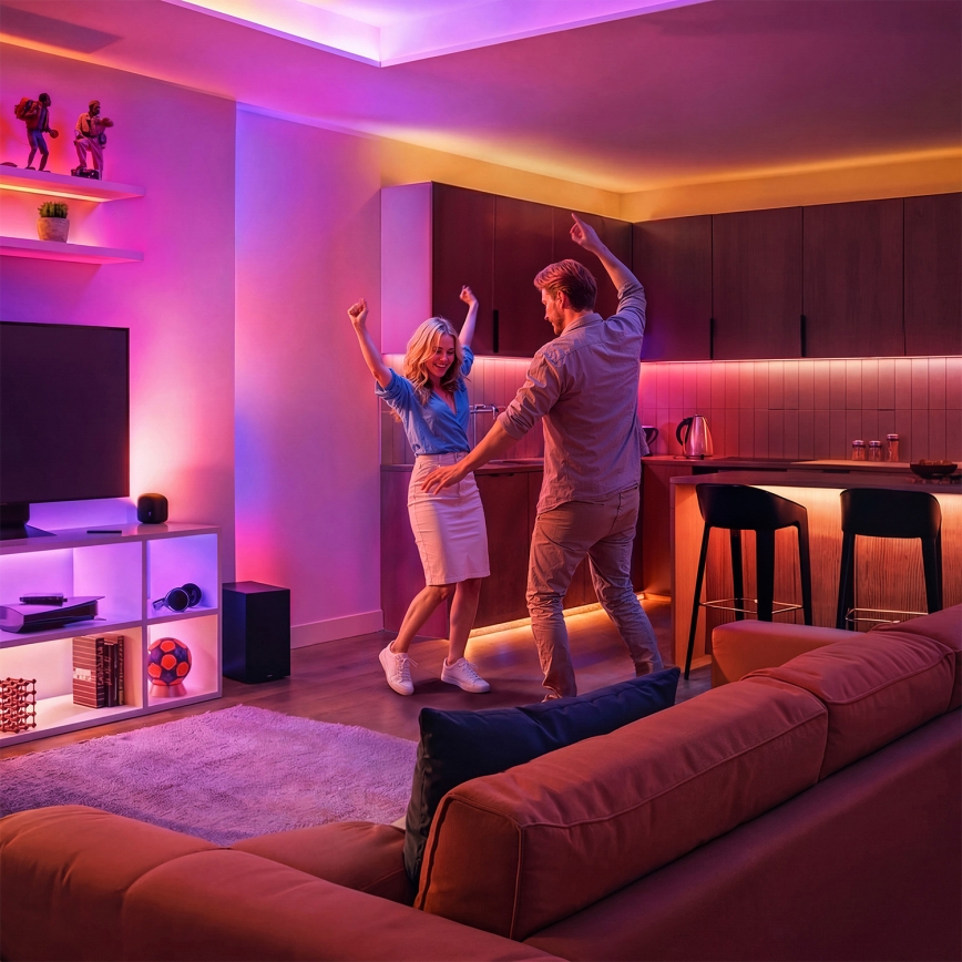 Philips - LED RGBIC dimbare strip SMART STRIP 3m LED/13W/230V 2700-6500K Wi-Fi