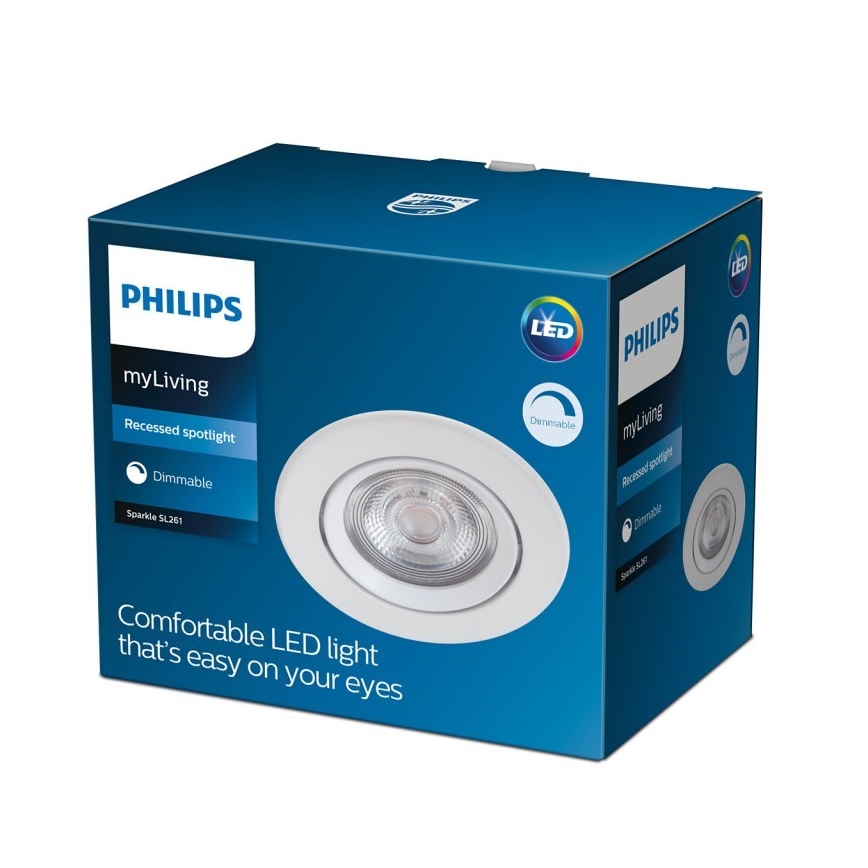 Philips - Spot à intensité variable LED encastrable LED/5W/230V 2700K