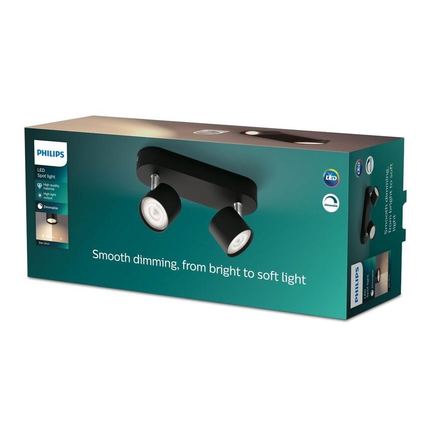 Philips - Spot à intensité variable 2xLED/4,5W/230V