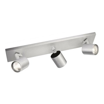 Philips - Spot chrome mat 3xGU10/20W/230V