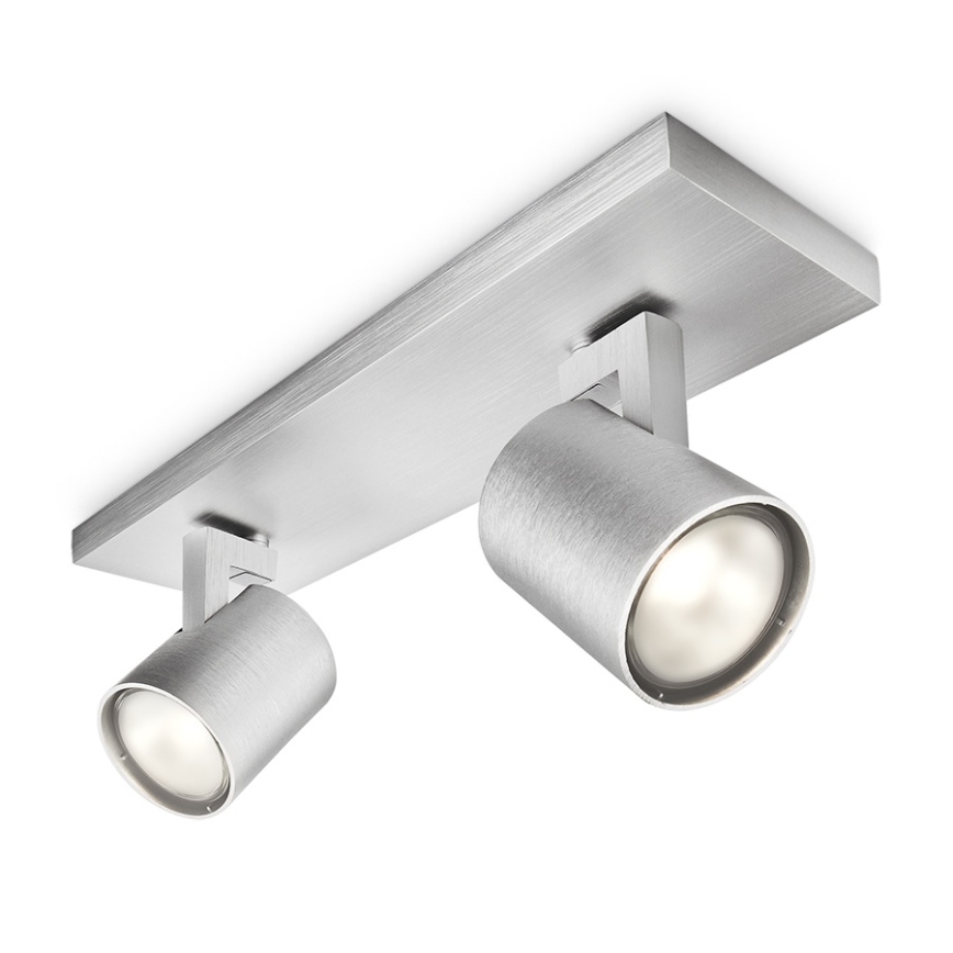 Philips - Spot LED RGBW dimmable RUNNER 2xGU10/6,5W/230V 2700-6500K chrome mat