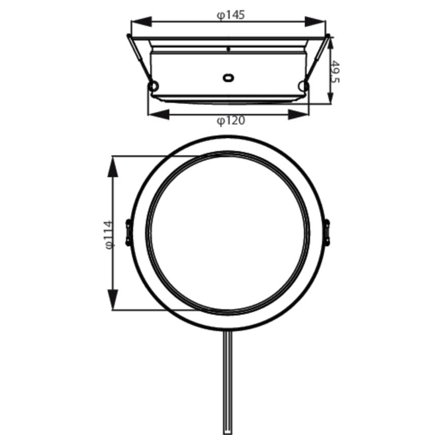Philips - Spot encastrable LED/4,8W/230V 3000K