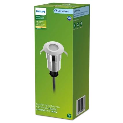 Philips - Spot encastrable extérieur SPORE LED/1W/24V IP67