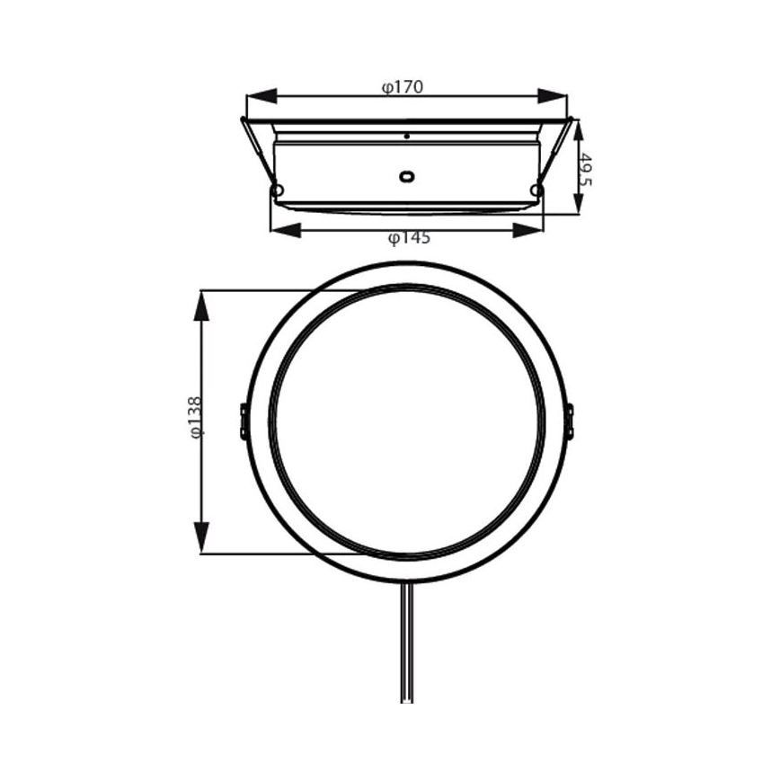 Philips - Spot encastrable LED LED/6,5W/230V 4000K