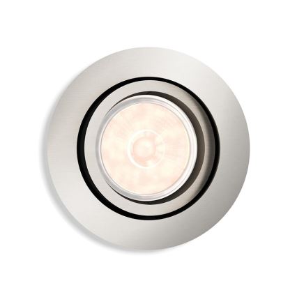 Philips - LED RGBW Spot encastré dimmable DONEGAL 1xGU10/4,8W/230V + télécommande