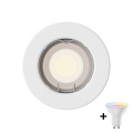 Philips - Spot encastré LED RGBW dimmable PERIDOT 1xGU10/6,5W/230V 2700-6500K blanc