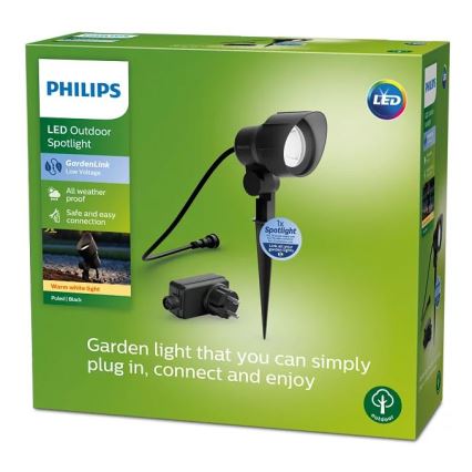 Philips - Spot extérieur LED/24W/230V 2700K IP44