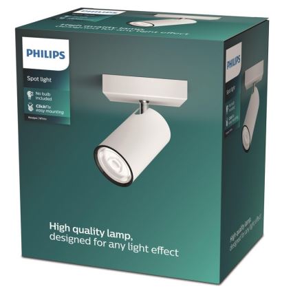 Philips - Spot KOSIPO 1xGU10/5,5W/230V blanc