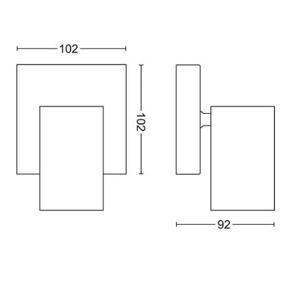 Philips - Spot  KOSIPO 1xGU10/5,5W/230V wit