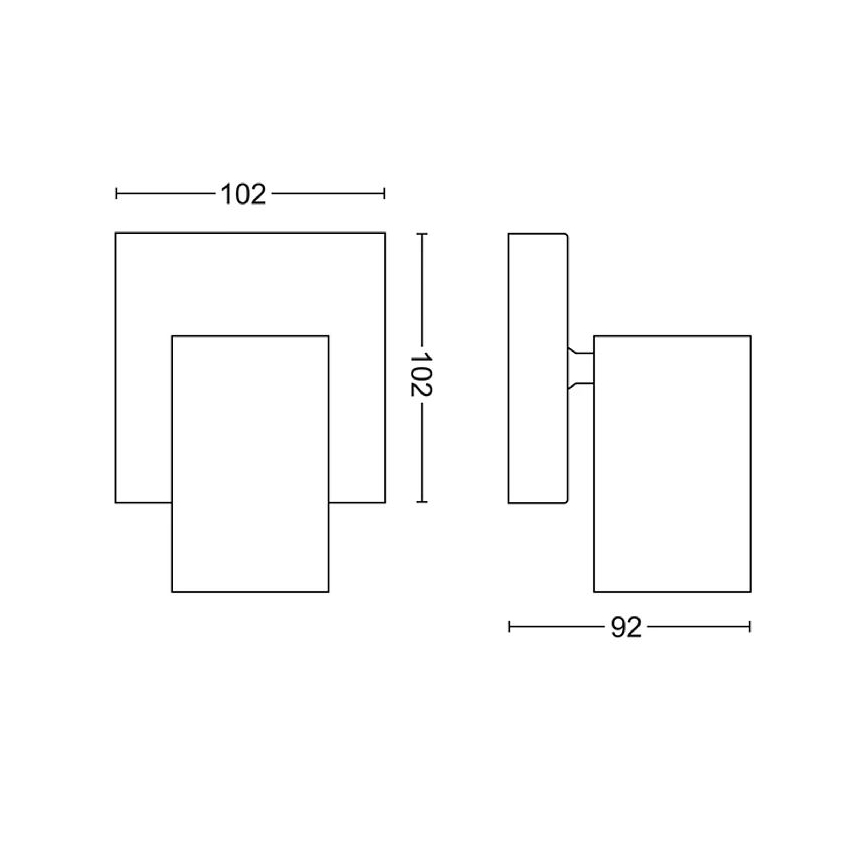 Philips - Spot  KOSIPO 1xGU10/5,5W/230V wit