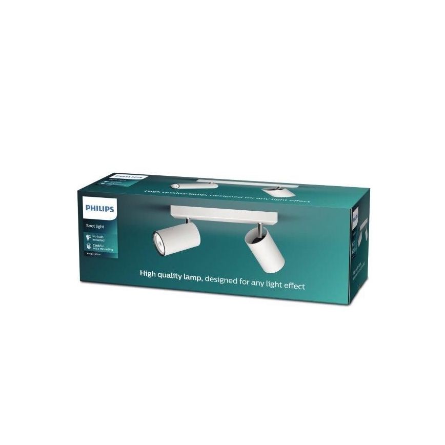 Philips - Spot  KOSIPO 2xGU10/5,5W/230V wit