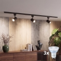 Philips - Spot LED dimmable pour système de rail EASYLINK 3xGU10/7W/230V 2200-2700K 1m noir