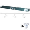 Philips - Spot LED dimmable pour système sur rail EASYLINK 3xGU10/6,2W/230V 2200-2700K 1m blanc