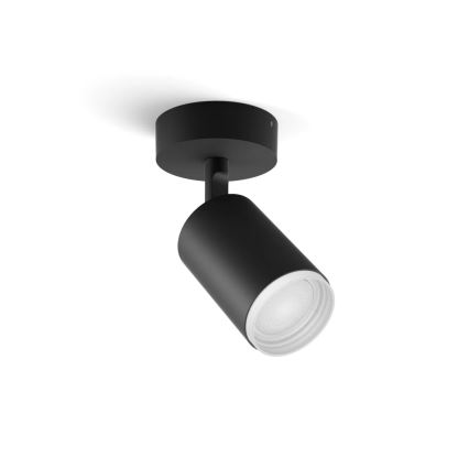 Philips - Spot LED RGBW à intensité variable Hue FUGATO 1xGU10/4,2W/230V 2000-6500K noir