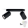 Philips - Spot LED RGBW à intensité variable PONGEE 2xGU10/4,8W/230V 3000K noir + télécommande