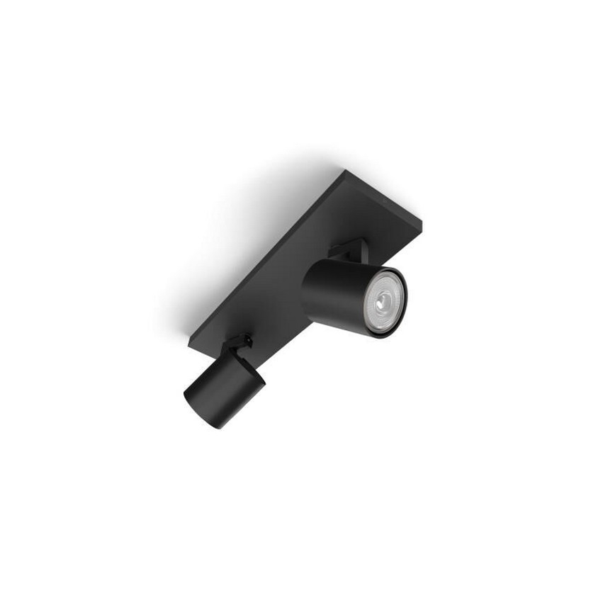 Philips - Spot LED RGBW dimmable RUNNER 2xGU10/6,5W/230V 2700-6500K noir