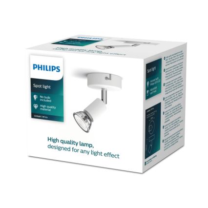 Philips - Spot 1xGU10/50W/230V blanc