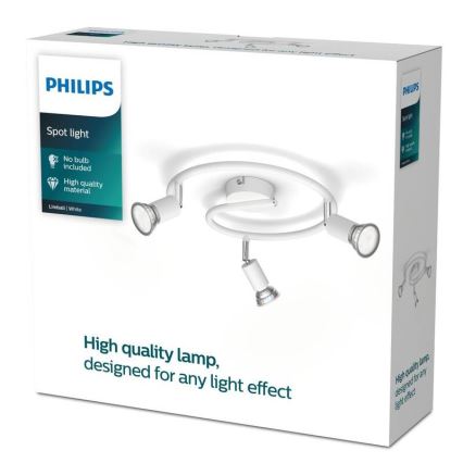 Philips - Spot 3xGU10/50W/230V wit