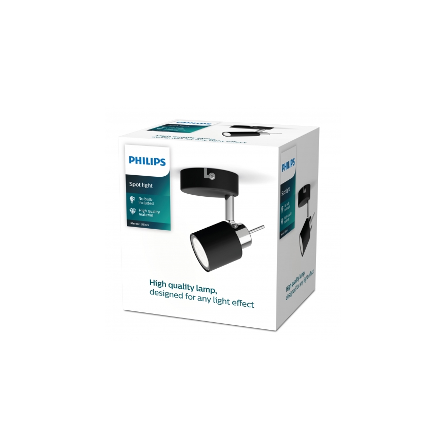 Philips - Spot 1xGU10/35W/230V zwart
