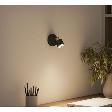 Philips - Spot NIALL 1xGU10/5W/230V zwart/messing