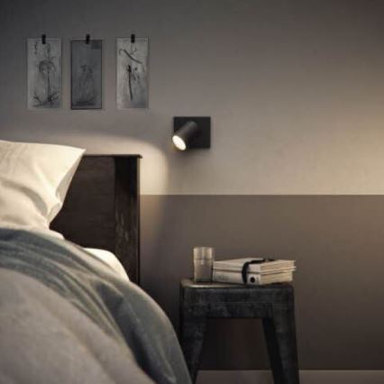 Philips - Spot  RUNNER 1xGU10/20W/230V zwart