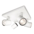 Philips - Spot RUNNER 4xGU10/20W/230V blanc